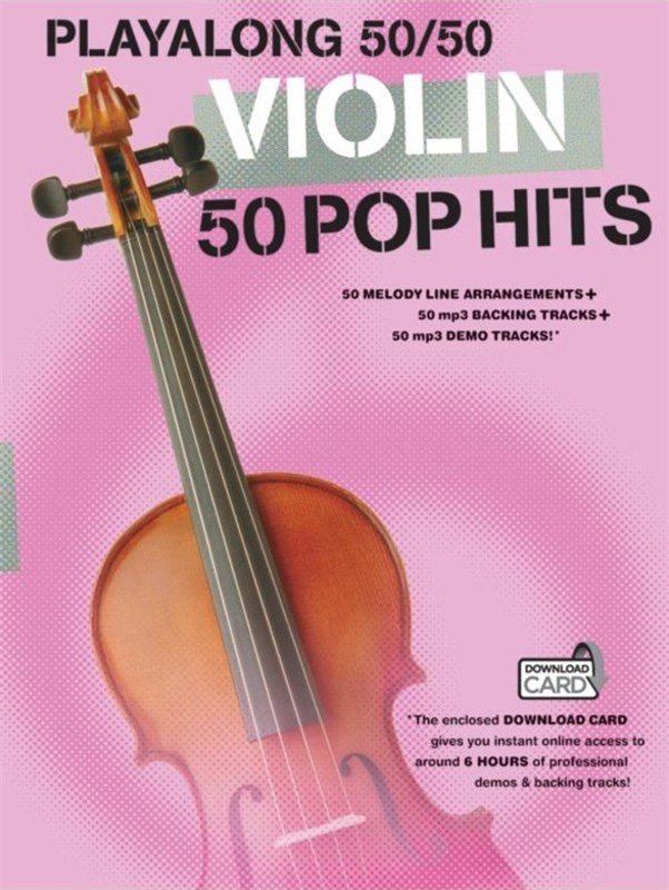 Playalong 50/50 Violin Bk/ola