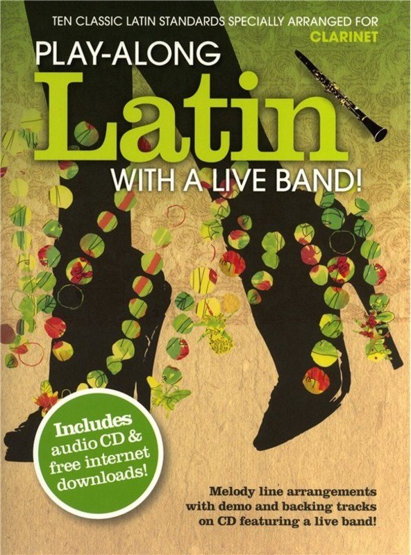 Play-Along Latin With a Live Band Clarinet Bk/cd