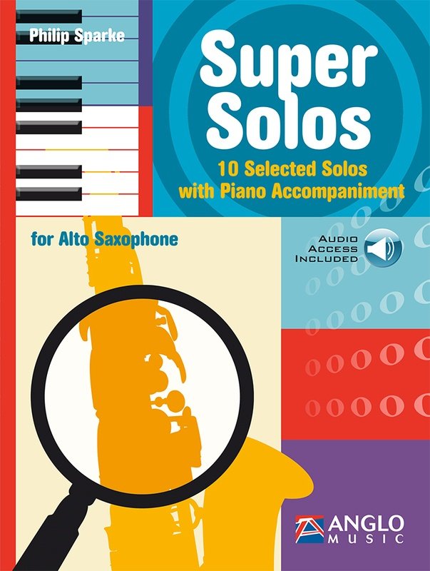 Sparke - Super Solos for Alto Sax/piano Bk/ola