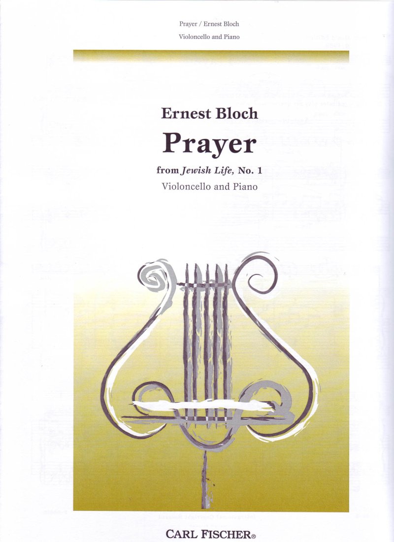 Bloch - Prayer From Jewish Life No 1 Cello/piano