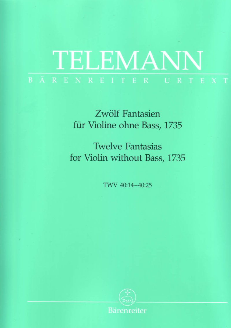 Telemann - 12 Fantasies for Violin Solo