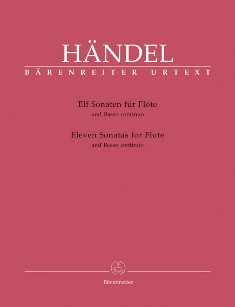 HANDEL - 11 FLUTE SONATAS COMPLETE FLUTE/PIANO