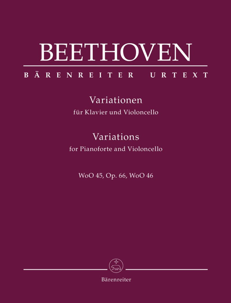 Beethoven - Variations Complete for Cello/piano