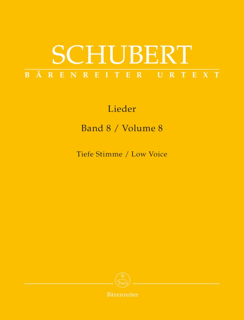 Schubert - Lieder Vol 8 Low Voice