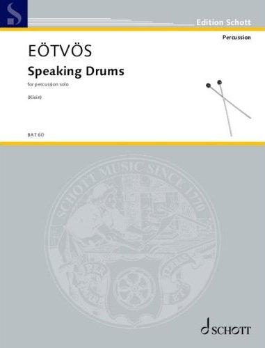 Eotvos - Speaking Drums 4 Poems for Percussion Solo