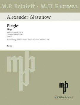 Glazunov - Elegy Op 44 Viola/piano