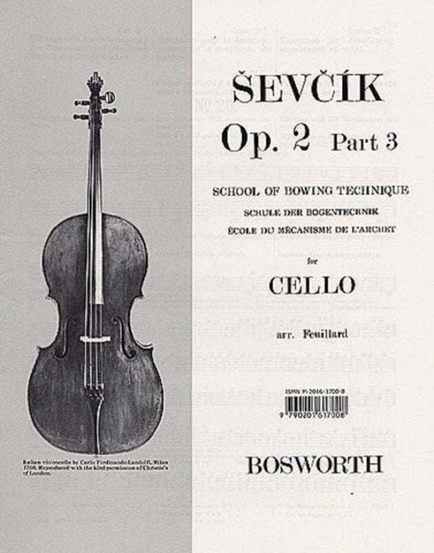 Sevcik Cello Studies Op 2 Pt 3