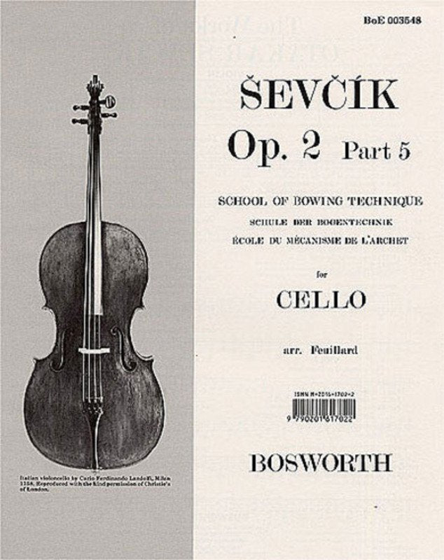Sevcik Cello Studies Op 2 Pt 5