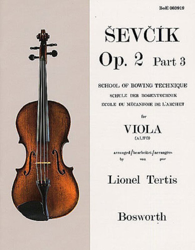 Sevcik Viola Studies Op 2 Pt 3