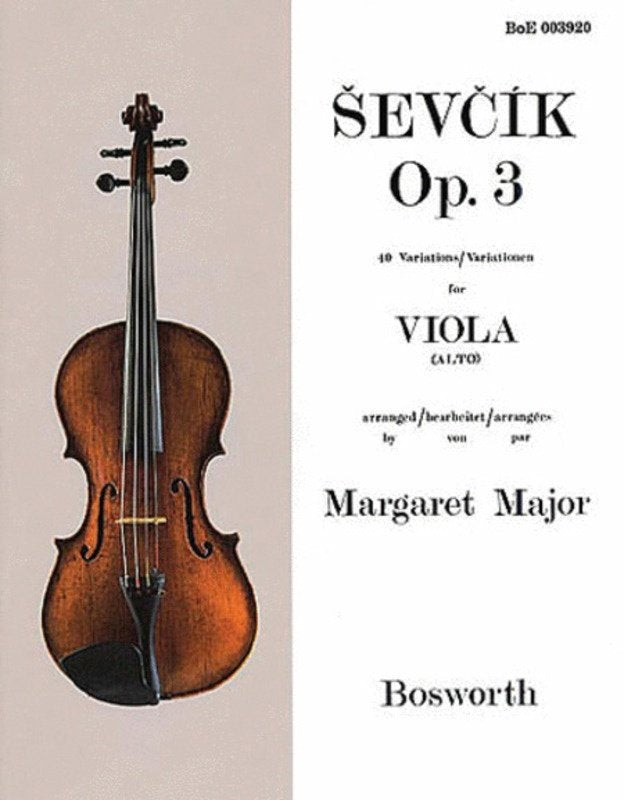Sevcik Viola Studies Op 3 40 Variations
