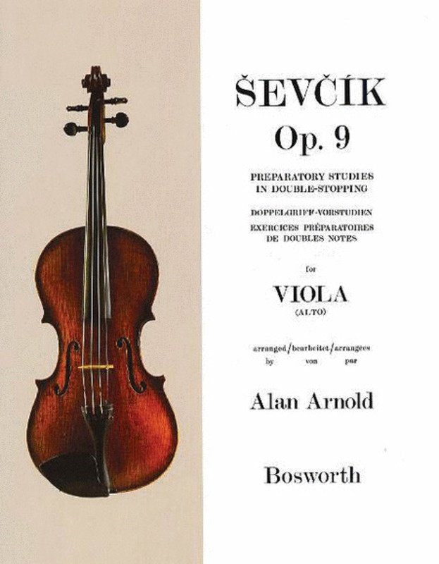 Sevcik Viola Studies Op 9 Prep Double Stopping