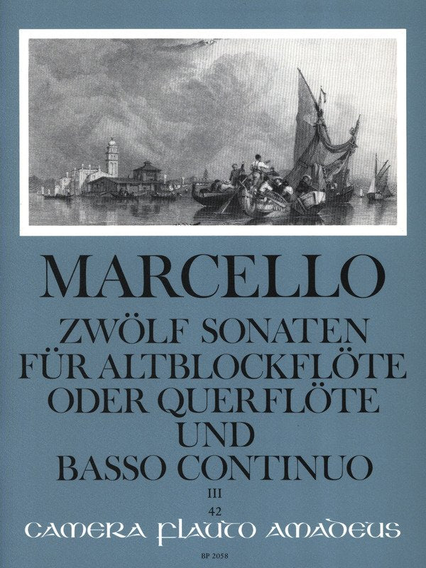 Marcello - 12 Sonatas Op 2 Vol 3 Flute (treble Rec)/bc