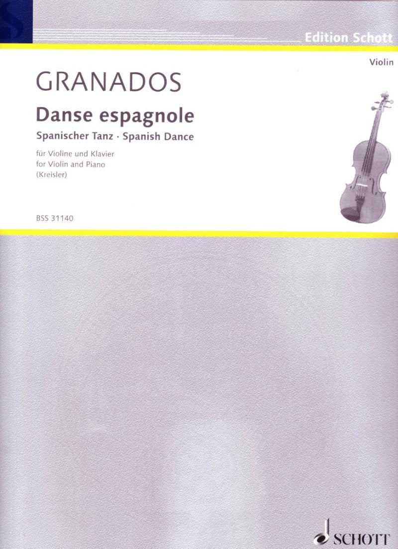Granados - Danse Espagnole Arr Kreisler Violin/piano