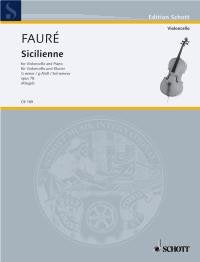 Faure - Sicilienne Op 78 Cello/piano