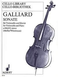 Galliard - Sonata E Minor Cello/piano