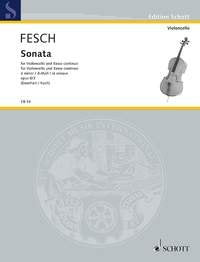 Fesch - Sonata Op 8 No 3 D Min Cello/piano
