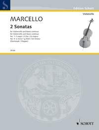 Marcello - 2 Sonatas 2 F Major & G Minor Cello/piano