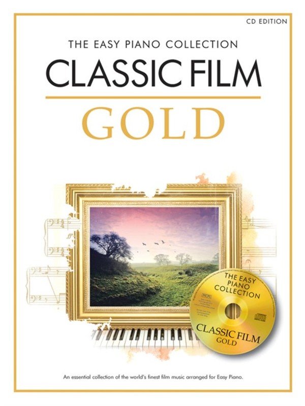 Easy Piano Collection Classic Film Gold Bk/cd