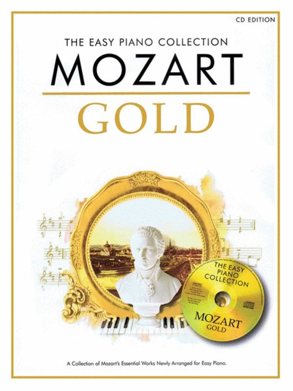 Easy Piano Collection Mozart Gold Bk/cd