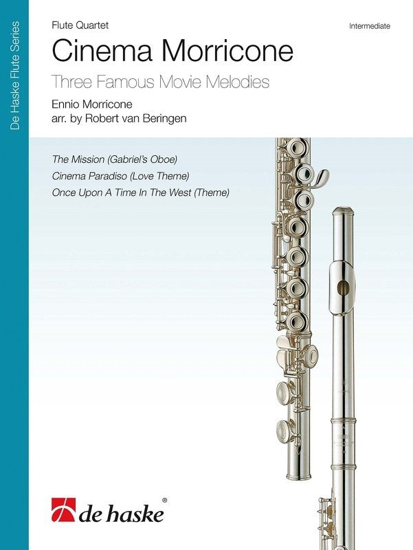 Cinema Morricone for Flute Quartet Sc/pts