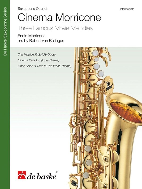 Cinema Morricone for Sax Quartet Sc/pts