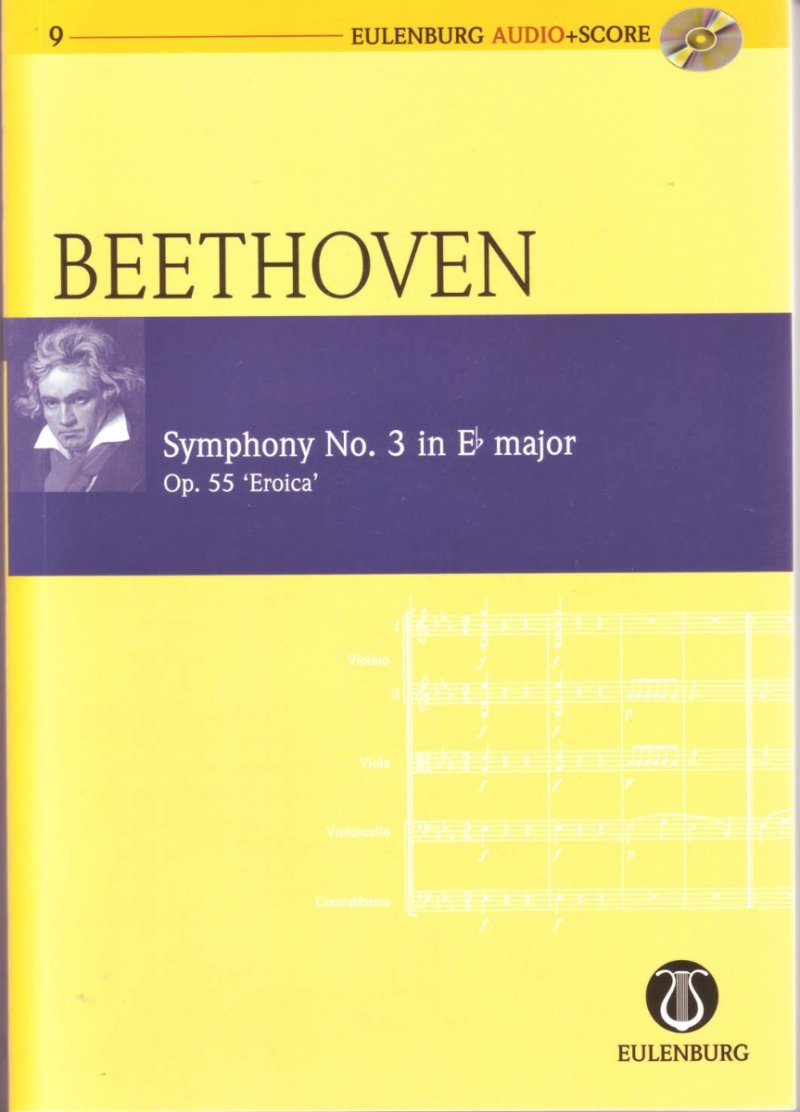 Symphony No 3 Op 55 E Flat Eroica Bk/cd