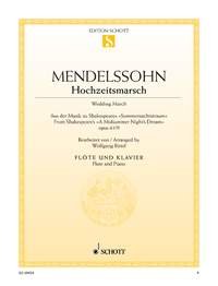 Mendelssohn - Wedding March Flute/piano