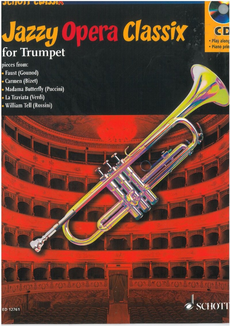 Jazzy Opera Classix for Trumpet Bk/cd