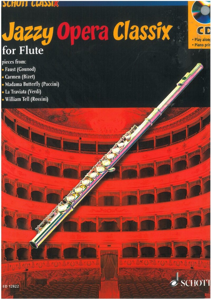 Jazzy Opera Classix for Flute Bk/cd