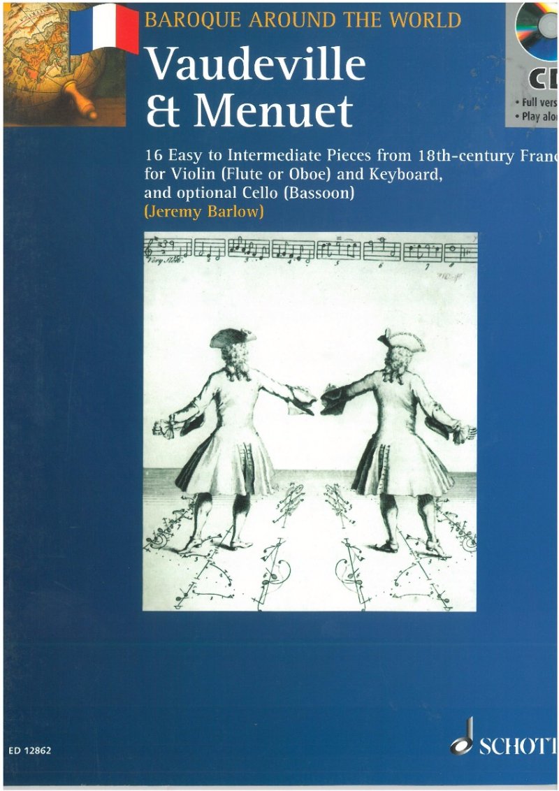 Vaudeville and Menuet for Violin/piano Bk/cd
