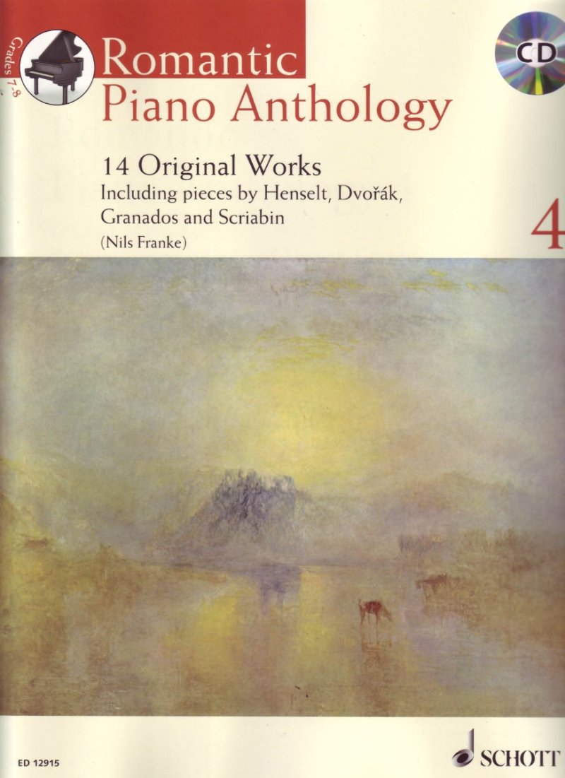 Romantic Piano Anthology Bk 4 Bk/cd