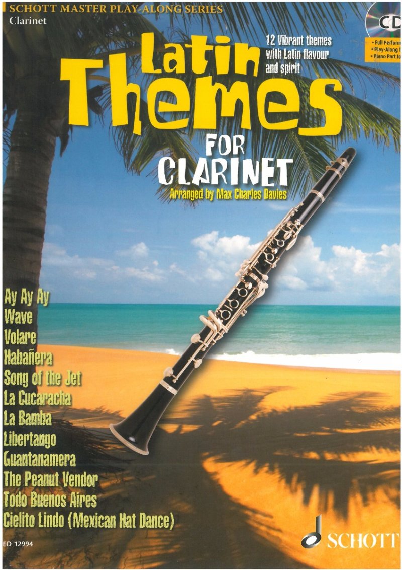 Latin Themes Clarinet Bk/cd