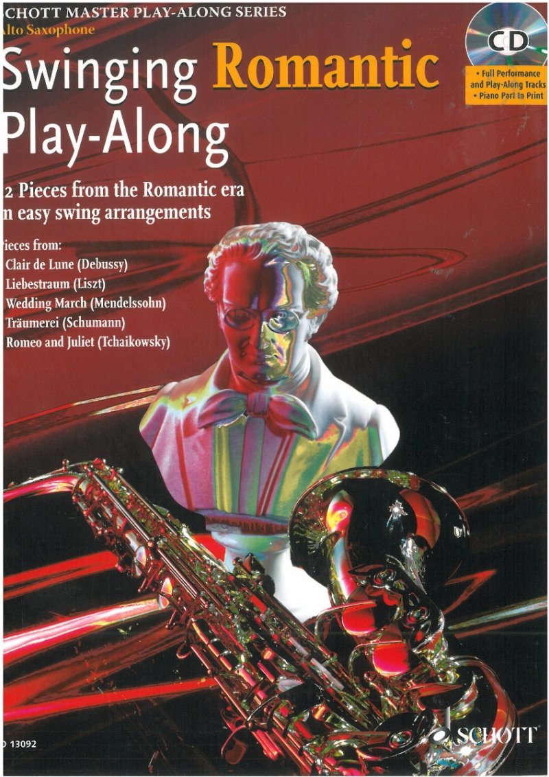 Swinging Romantic Play Along Alto Sax Bk/cd