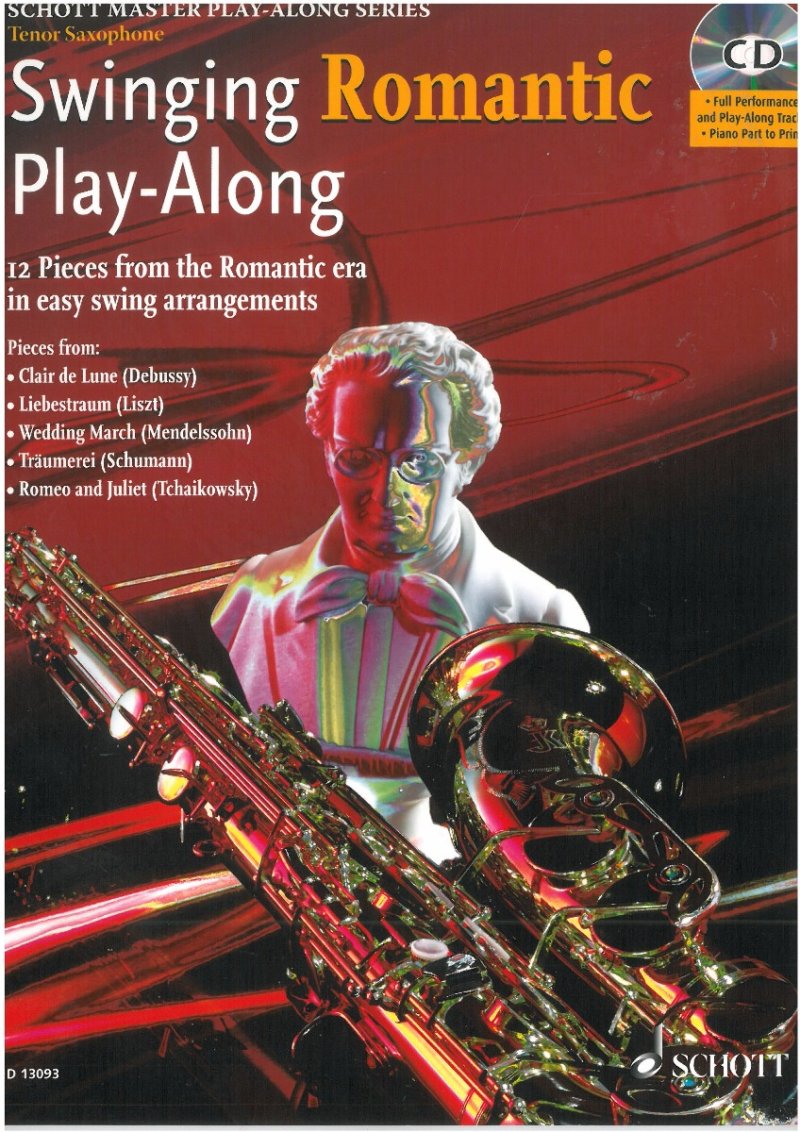 Swinging Romantic Playalong Tenor Sax Bk/cd