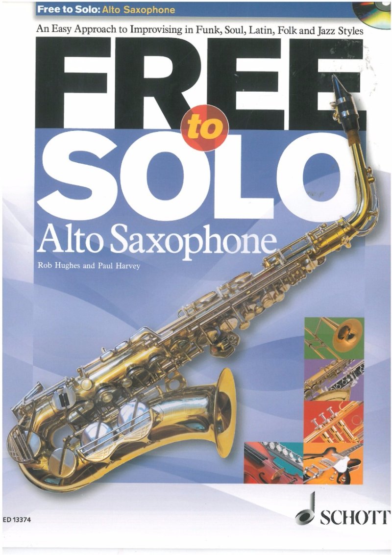 Free to Solo Alto Sax Bk/cd