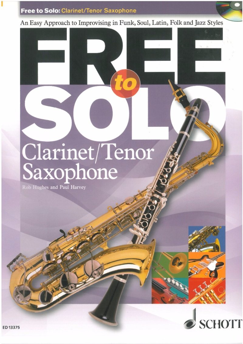 Free to Solo Clarinet/tenor Sax Bk/cd