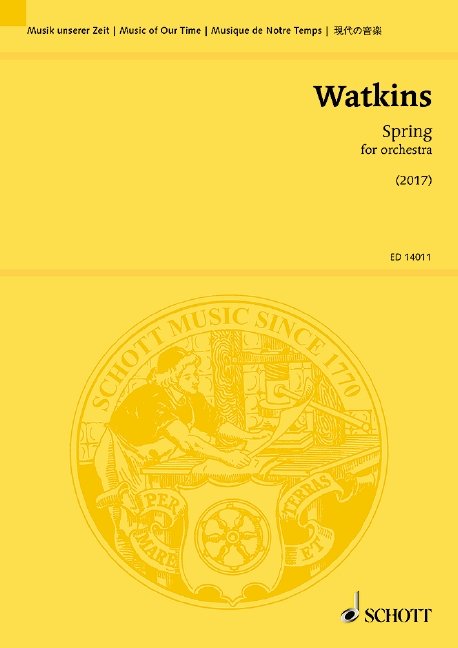 Huw Watkins - Spring for Orchestra Study Score
