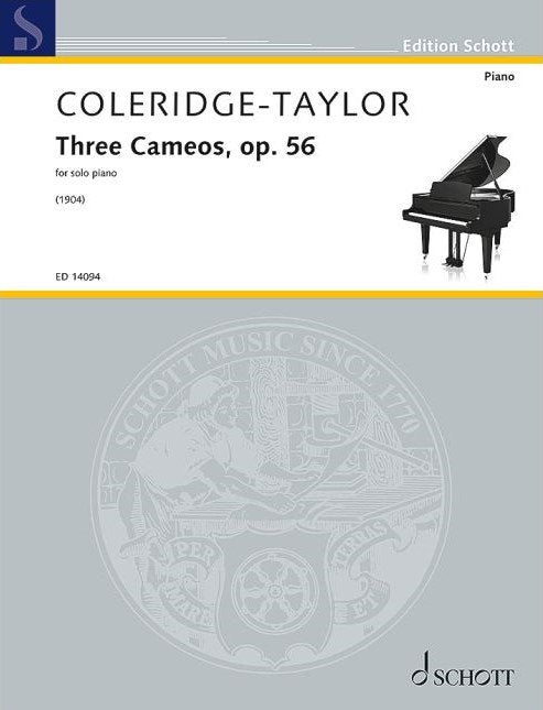 Coleridge-Taylor - 3 Cameos Op 56 for Piano