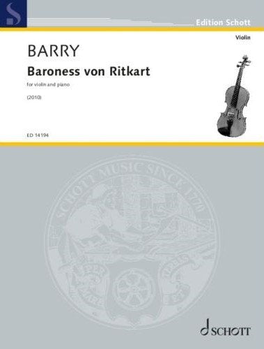 Barry - Baroness Von Ritkart for Violin/piano