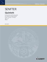 Senfter - Quintet B Flat Op 119 Clarinet/string Quartet