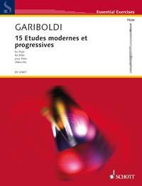 Gariboldi - 15 Etudes Modernes Et Progressives Flute