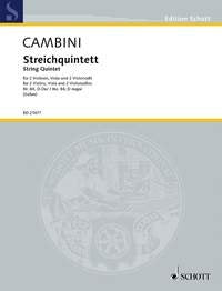 Cambini - String Quintet No 84 D Major Sc/pts