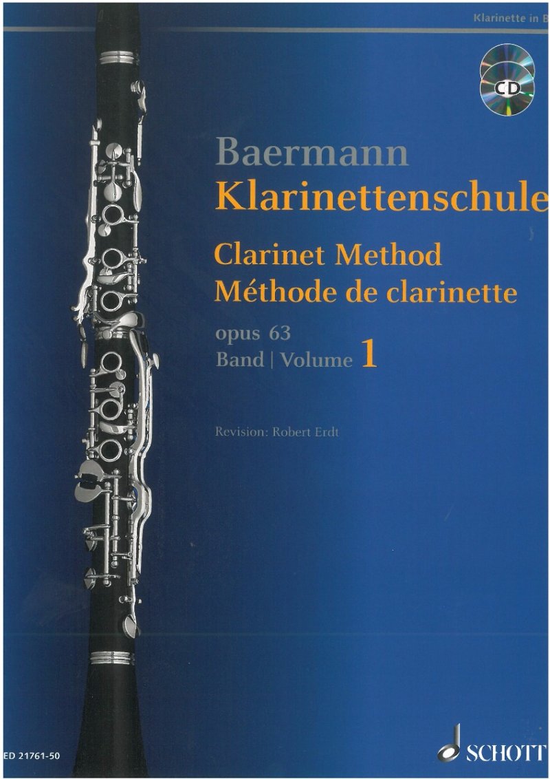 Clarinet Method Op 63 Vol 1 No 1-33 Bk/cd