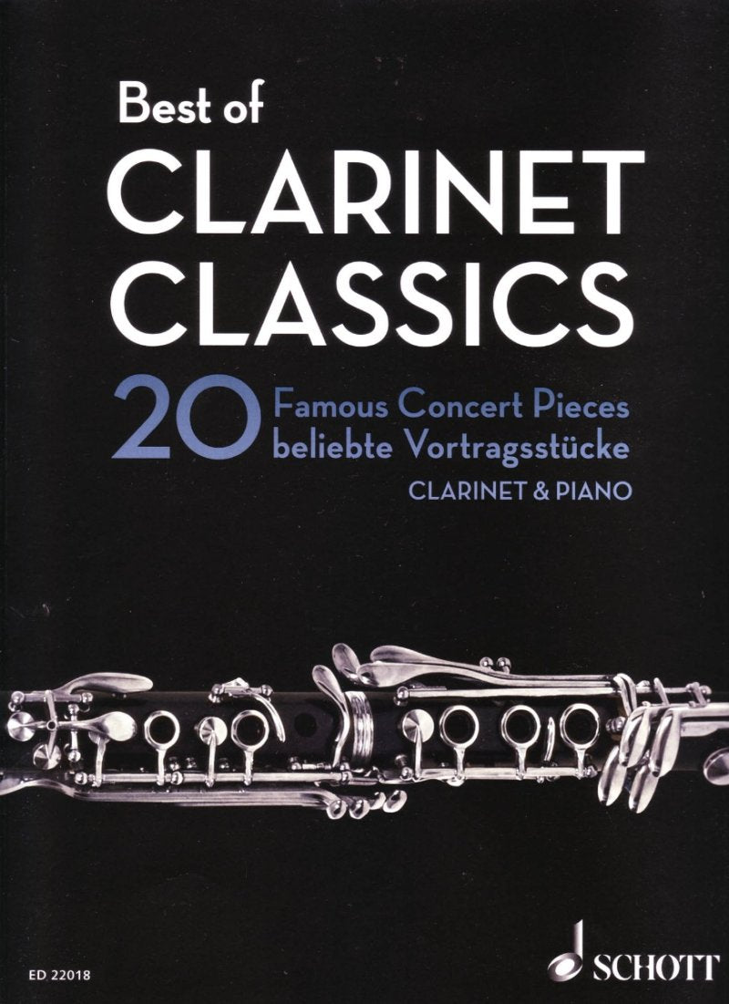 Best of Clarinet Classics 20 Famous Pieces Clarinet/piano