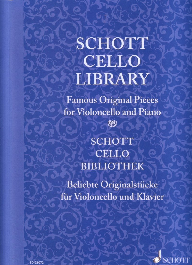 Schott Cello Library Famous Original Pieces for Cello/piano