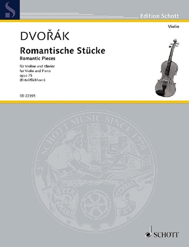 Dvorak - Romantic Pieces Op 75 Violin/piano