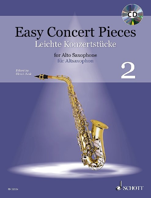 Easy Concert Pieces for Alto Sax Vol 2 Bk/cd