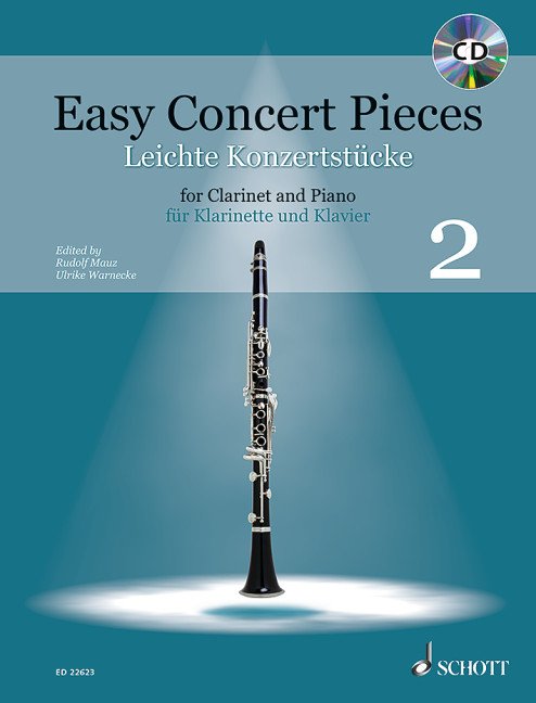 Easy Concert Pieces Vol 2 for Clarinet and Piano Bk/cd