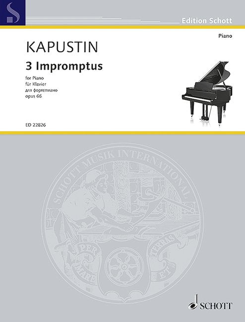 Kapustin - 3 Impromptus Op 66 Piano