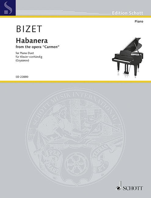 Habanera From the Opera Carmen Piano Duet
